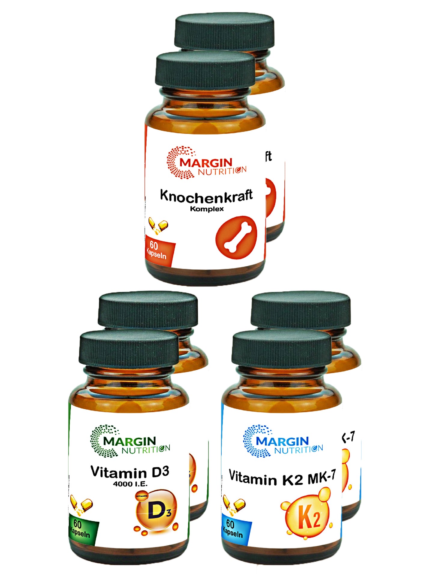 Knochen & Belastbarkeit Paket (3er) – Für starke Knochen & optimale Stabilität