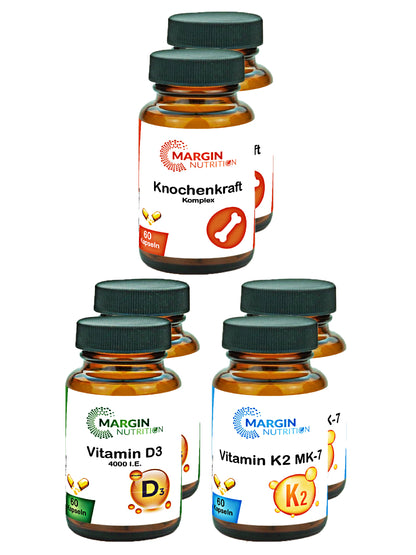 Knochen & Belastbarkeit Paket (3er) – Für starke Knochen & optimale Stabilität