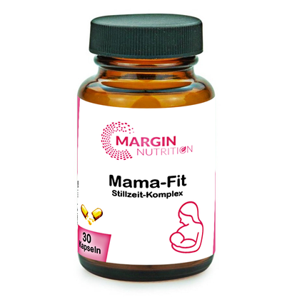 Mama-Fit Stillzeit-Komplex / Mit allen 8 B-Vitaminen, Vitamin C, Vitamin D3 und Coenzym Q10 (30, 60, 2x60, 3x60 Vegane Kapseln)