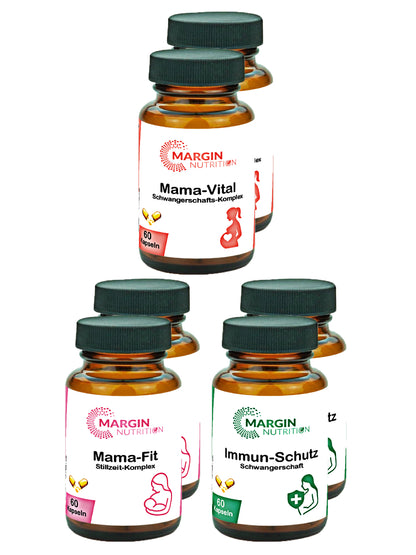 Mama Schwangerschaft & Stillzeit Paket (3er) – Für optimale Versorgung von Mutter & Kind