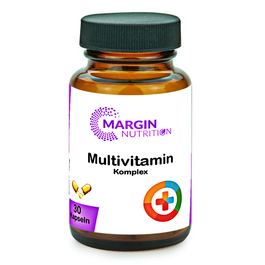 Multivitamin Komplex / Mit Vitaminen, Mineralstoffen und Pflanzenextrakten (30, 60, 2x60, 3x60 Vegane Kapseln)