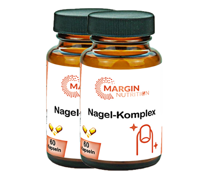 Nagel-Komplex / Mit Eisen, Zink, Vitamin B7 (Biotin) und Vitamin B9 (Folsäure) (30, 60, 2x60, 3x60 Vegane Kapseln)