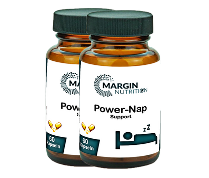 Power-Nap Support / Mit Melatonin und Magnesium (30, 60, 2x60, 3x60 Vegane Kapseln)
