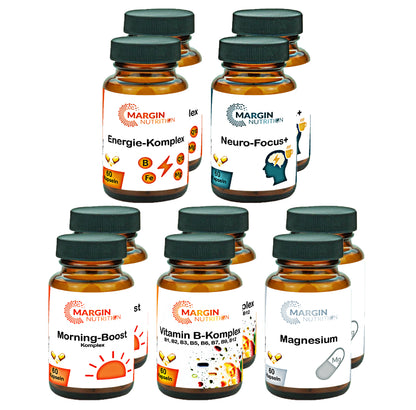 Premium Energie & Fokus Komplettpaket (5er) – Für maximale Energie & ganzheitliche Konzentrationsleistung