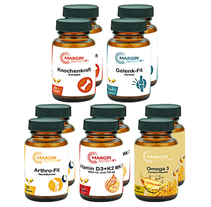 Premium Knochen & Gelenke Paket (5er) – Für starke Knochen & langfristige Gelenkgesundheit