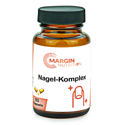 Nagel-Komplex / Mit Eisen, Zink, Vitamin B7 (Biotin) und Vitamin B9 (Folsäure) (30, 60, 2x60, 3x60 Vegane Kapseln)