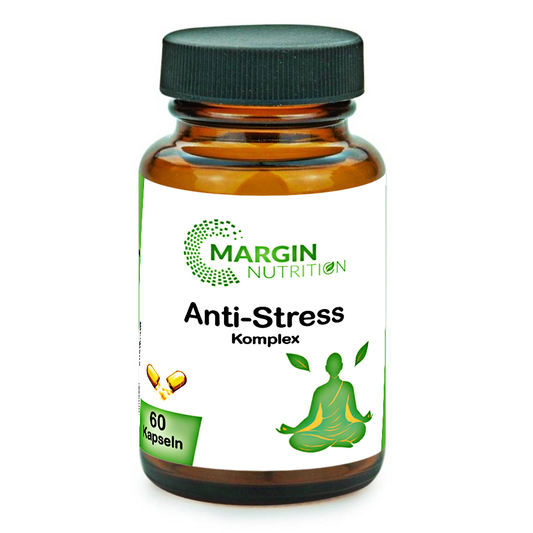 Anti-Stress Komplex / Mit Vitamin B12, Magnesium, Ashwagandha und Vitamin B6 (30, 60, 2x60, 3x60 Vegane Kapseln)