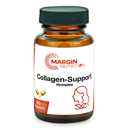 Collagen-Support Komplex / Mit Coenzym Q10, Vitamin C, MSM und Vitamin B7 (Biotin) (30, 60, 2x60, 3x60 Vegane Kapseln)