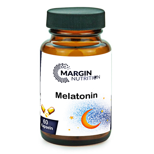 Melatonin / Mit 1 mg pro Tagesdosis (30, 60, 2x60, 3x60 Vegane Kapseln)