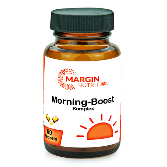 Morning-Boost Komplex / Mit Koffein, B-Vitaminen, Vitamin C und Zink (30, 60, 2x60, 3x60 Vegane Kapseln)