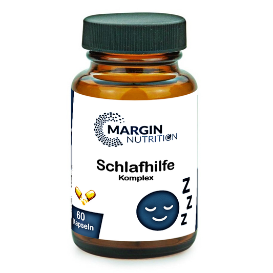 Schlafhilfe Komplex / Mit Melatonin, Magnesium, Ashwagandha und Vitamin B6 (30, 60, 2x60, 3x60 Vegane Kapseln)