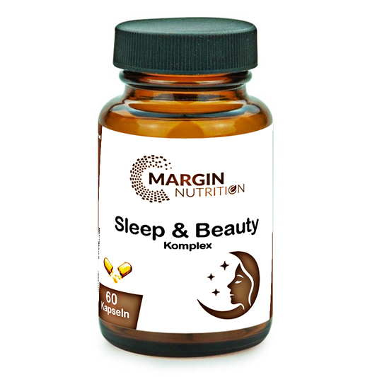 Sleep & Beauty Komplex / Mit Melatonin, Vitamin C, MSM und Vitamin B7 (Biotin) (30, 60, 2x60, 3x60 Vegane Kapseln)
