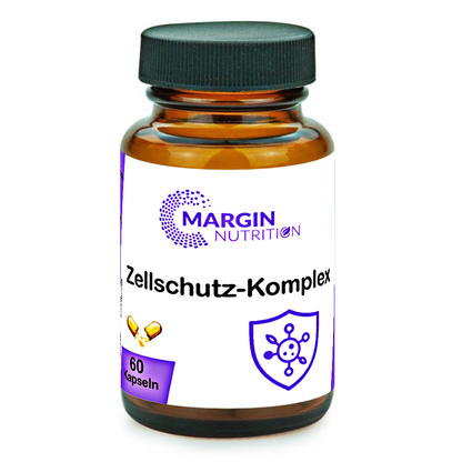 Zellschutz-Komplex / Mit Vitamin E, Vitamin C, Zink, Selen, Coenzym Q10 und Oligomere Proanthocyanidine (OPC) (30, 60, 2x60, 3x60 Vegane Kapseln)