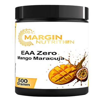 EAA Zero Mango Maracuja – Essentielle Aminosäuren ohne Zucker | 250 g, 500 g, 2×500 g, 4×500 g