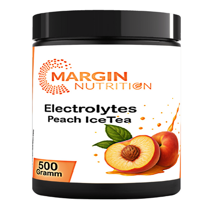 Electrolytes Peach Ice Tea – Elektrolytpulver für Sport & Hydration | 250 g, 500 g, 2×500 g, 4×500 g