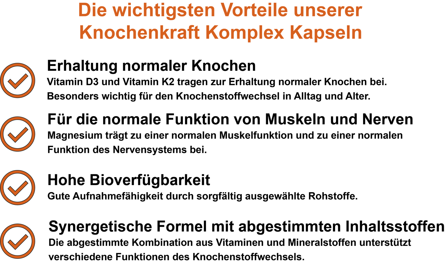 Knochen & Muskeln Balance Paket (4er) – Für starke Knochen & optimale Muskelunterstützung
