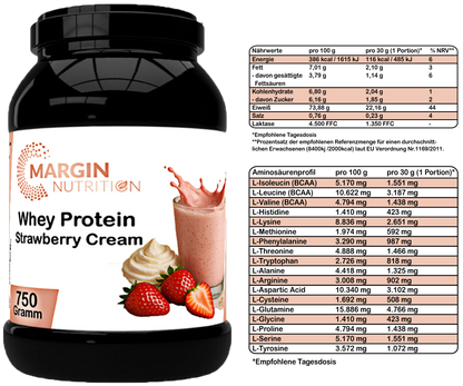 Whey Protein Strawberry Cream