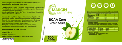 BCAA Zero Green Apple
