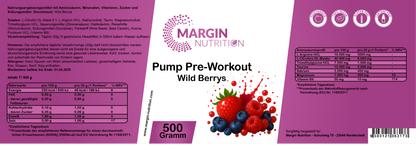 Pump Pre-Workout Wild Berrys