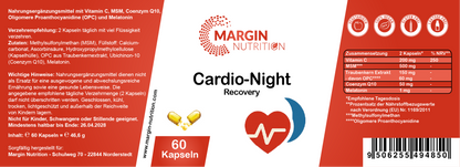 Cardio-Night Recovery – Mit Vitamin C, MSM, Coenzym Q10, Oligomere Proanthocyanidine (OPC) und Melatonin