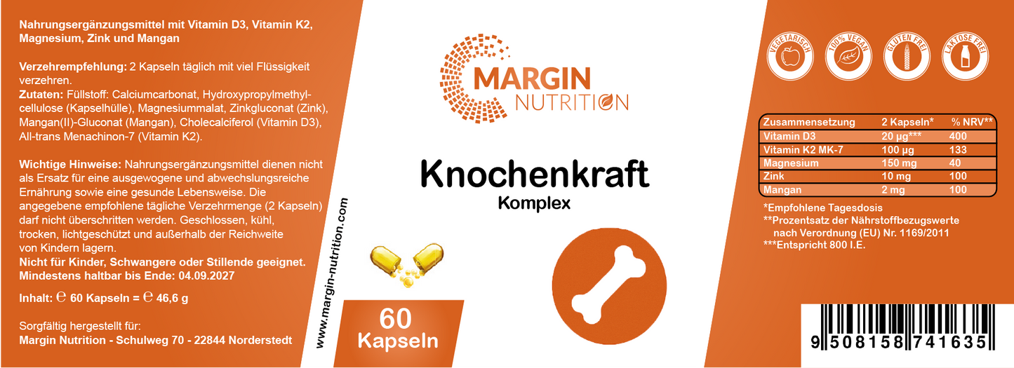 Knochen & Muskeln Balance Paket (4er) – Für starke Knochen & optimale Muskelunterstützung