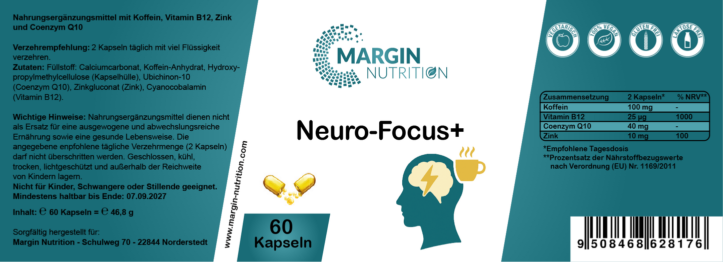 Fokus & Konzentration Paket (3er) – Für mentale Klarheit & maximale Konzentrationsleistung