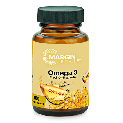 Omega-3 Fischöl / 1080 mg EPA und 720 mg DHA pro Tagesdosis (60, 100, 300, 500 Weichkapseln)