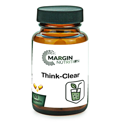 Think-Clear / Mit Vitamin D3, Vitamin B9 (Folsäure), Selen und Coenzym Q10 (30, 60, 2x60, 3x60 Vegane Kapseln)