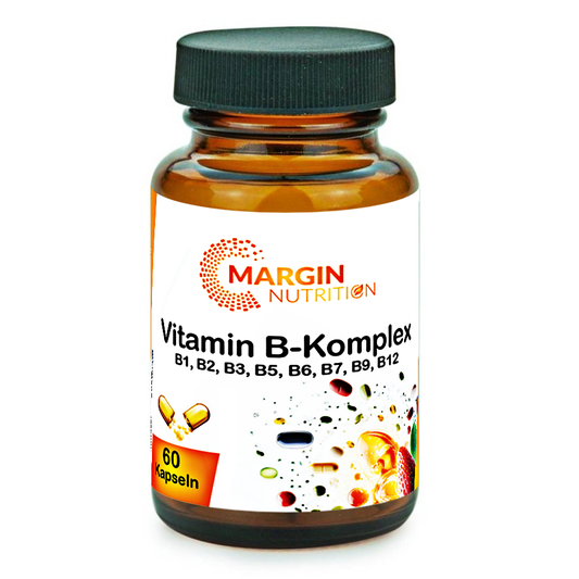 Vitamin B-Komplex / Mit allen 8 B-Vitaminen (30, 60, 2x60, 3x60 Vegane Kapseln)