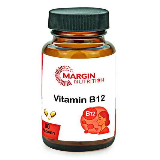 Vitamin B12 / Hochdosiert 500 µg pro Tagesdosis (30, 60, 2x60, 3x60 Vegane Kapseln)
