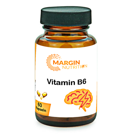 Vitamin B6 / Hochdosiert 40 Mg pro Tagesdosis (30, 60, 2x60, 3x60 Vegane Kapseln)