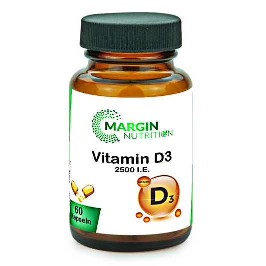 Vitamin D3 / 2.500 I.E. pro Tagesdosis (30, 60, 2x60, 3x60 Vegane Kapseln)