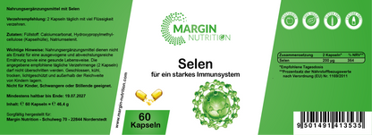 Selen / Hochdosiert 200 µg pro Tagesdosis (30, 60, 2x60, 3x60 Vegane Kapseln)