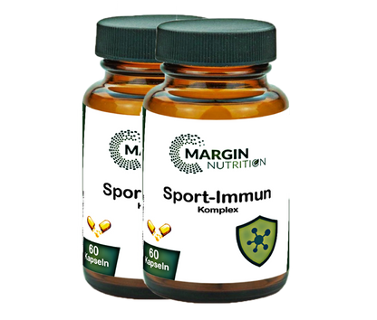 Sport-Immun Komplex / Mit Magnesium, Vitamin C, Zink, Vitamin D3 und Selen (30, 60, 2x60, 3x60 Vegane Kapseln)