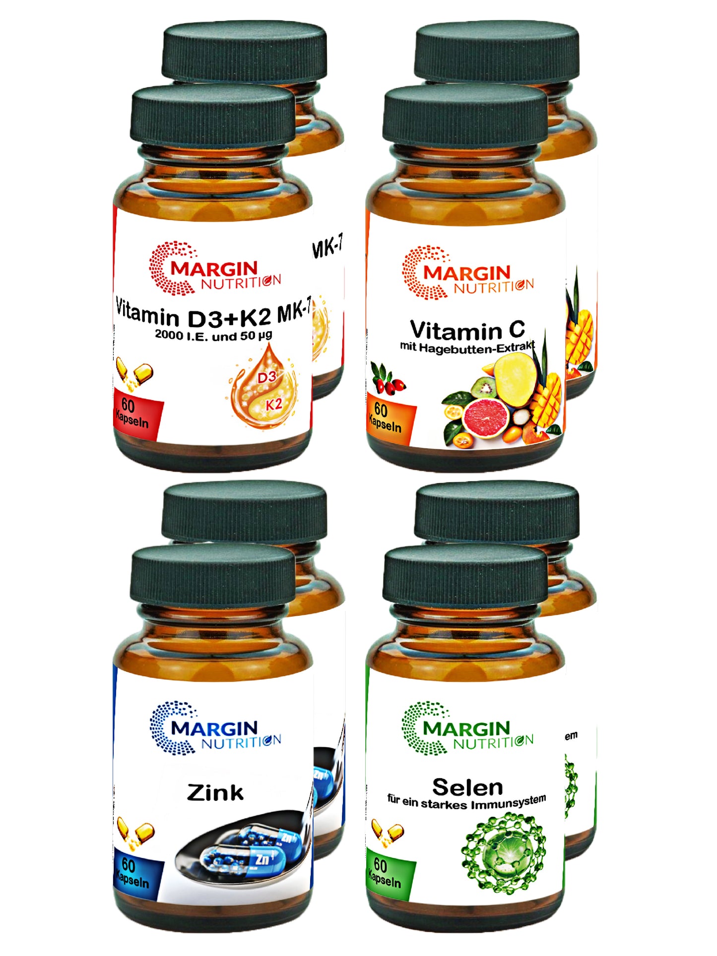 Starkes Immunsystem Plus Paket (4er) – Für maximale Abwehrkraft & umfassenden Zellschutz