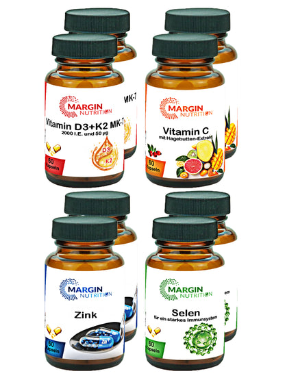 Starkes Immunsystem Plus Paket (4er) – Für maximale Abwehrkraft & umfassenden Zellschutz
