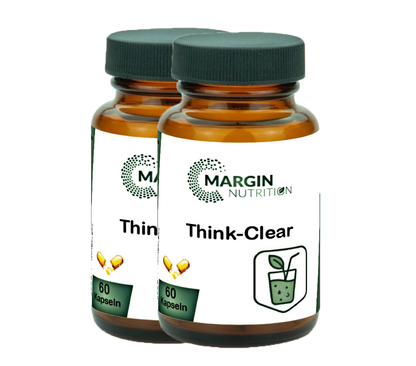 Think-Clear / Mit Vitamin D3, Vitamin B9 (Folsäure), Selen und Coenzym Q10 (30, 60, 2x60, 3x60 Vegane Kapseln)