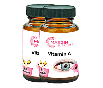 Vitamin A / Hochdosiert 800 µg RE pro Tagesdosis (30, 60, 2x60, 3x60 Vegane Kapseln)