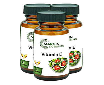Vitamin E / Hochdosiert 30 mg α-TE pro Tagesdosis (30, 60, 2x60, 3x60 Vegane Kapseln)