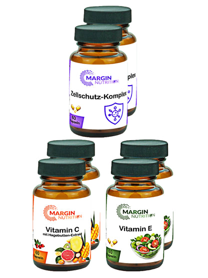 Zellschutz Basis Paket (3er) – Für starken antioxidativen Schutz & gesunde Zellfunktion