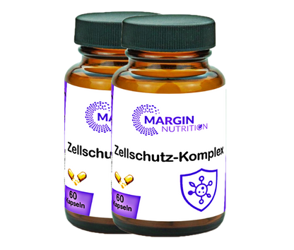 Zellschutz-Komplex / Mit Vitamin E, Vitamin C, Zink, Selen, Coenzym Q10 und Oligomere Proanthocyanidine (OPC) (30, 60, 2x60, 3x60 Vegane Kapseln)