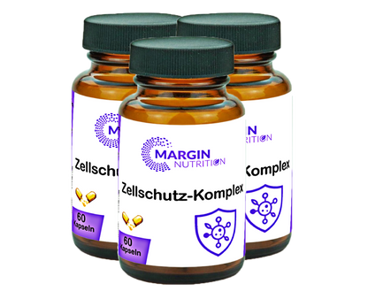 Zellschutz-Komplex / Mit Vitamin E, Vitamin C, Zink, Selen, Coenzym Q10 und Oligomere Proanthocyanidine (OPC) (30, 60, 2x60, 3x60 Vegane Kapseln)