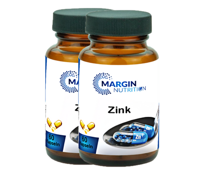Zink / Hochdosiert 30 Mg pro Tagesdosis (30, 60, 2x60, 3x60 Vegane Kapseln)