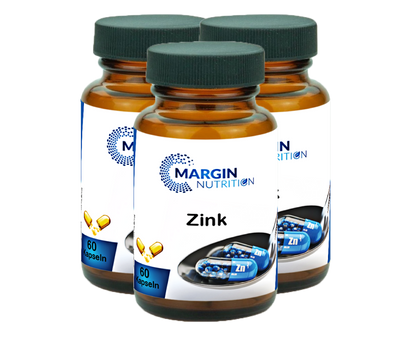 Zink / Hochdosiert 30 Mg pro Tagesdosis (30, 60, 2x60, 3x60 Vegane Kapseln)