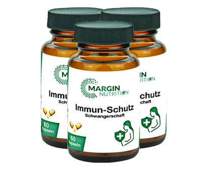 Immun-Schutz Schwangerschaft – Mit Vitamin C, Vitamin D3, Zink, Selen und Vitamin B12 | 30, 60, 2×60, 3×60 vegane Kapseln