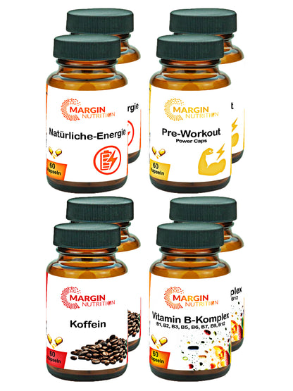 Pre-Workout Performance Paket (4er) – Maximale Energie & Fokus vor dem Training